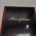 Faceplate for PS5 Pro Disc Edition with RGB Light Strip and Dust Filter with Cooling Vents DOBEWINGDELOU 400+ Effects LED Light Ring Console Face Plate Cover DIY Decoration Kit Accessories Black (Blalck)