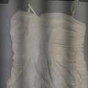 meilun Elegant Mesh Wedding Guest Dress Flowy Ruffle Bodycon Maxi Dress Fishtail Long Formal Dress (M)