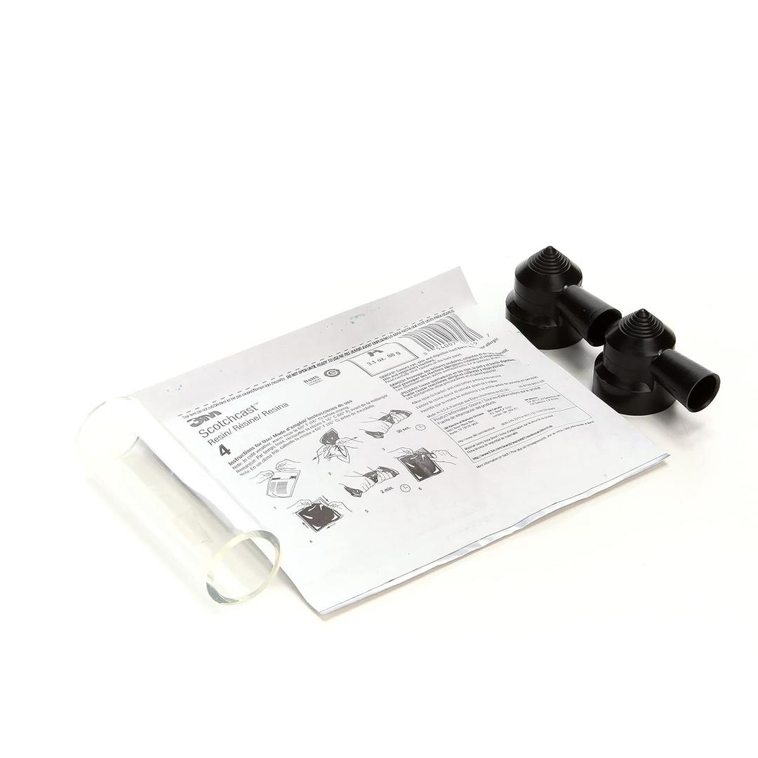 3M Inline Resin Power Cable Splice Kit 82-AN, 10-2 AWG, UL Listed, Permanent Watertight Seal, Designed for Weather Exposed or Direct Burial Locations, 1 Kit