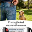 Dog Shock Collar with Remote Control, 3300FT Dog Training Collar with Beep/Vibration/Shock, Security Lock, IPX8 Waterproof Ecollar Rechargeable for Medium Large Dogs