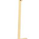 uxcell Purse Display Stand T Shaped Metal Adjustable Handbag Rack Double Hook Holder Necklace Organizer for Home Boutique Store - Gold