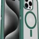 OtterBox iPhone 15 Pro Max Defender Series XT Case with MagSafe, Screenless, Rugged - Non-Retail Packaging - Clear/Green