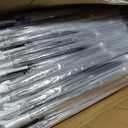 Reginary Pack Clear Wedding Umbrellas Bulk Transparent Auto Open Stick Windproof Waterproof Large Canopy Umbrella with White European J Hook Handle for Wedding Bride Groom Photography Golf