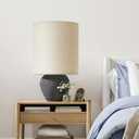 Beige Linen Tall Drum Lampshade, 11" Top x 11" Bottom x 12" High Lamp Shade, Lamp Shade Replacement for Table and Floor Lamps, Pendant LightHandcrafted LampshadeEasy Assembly