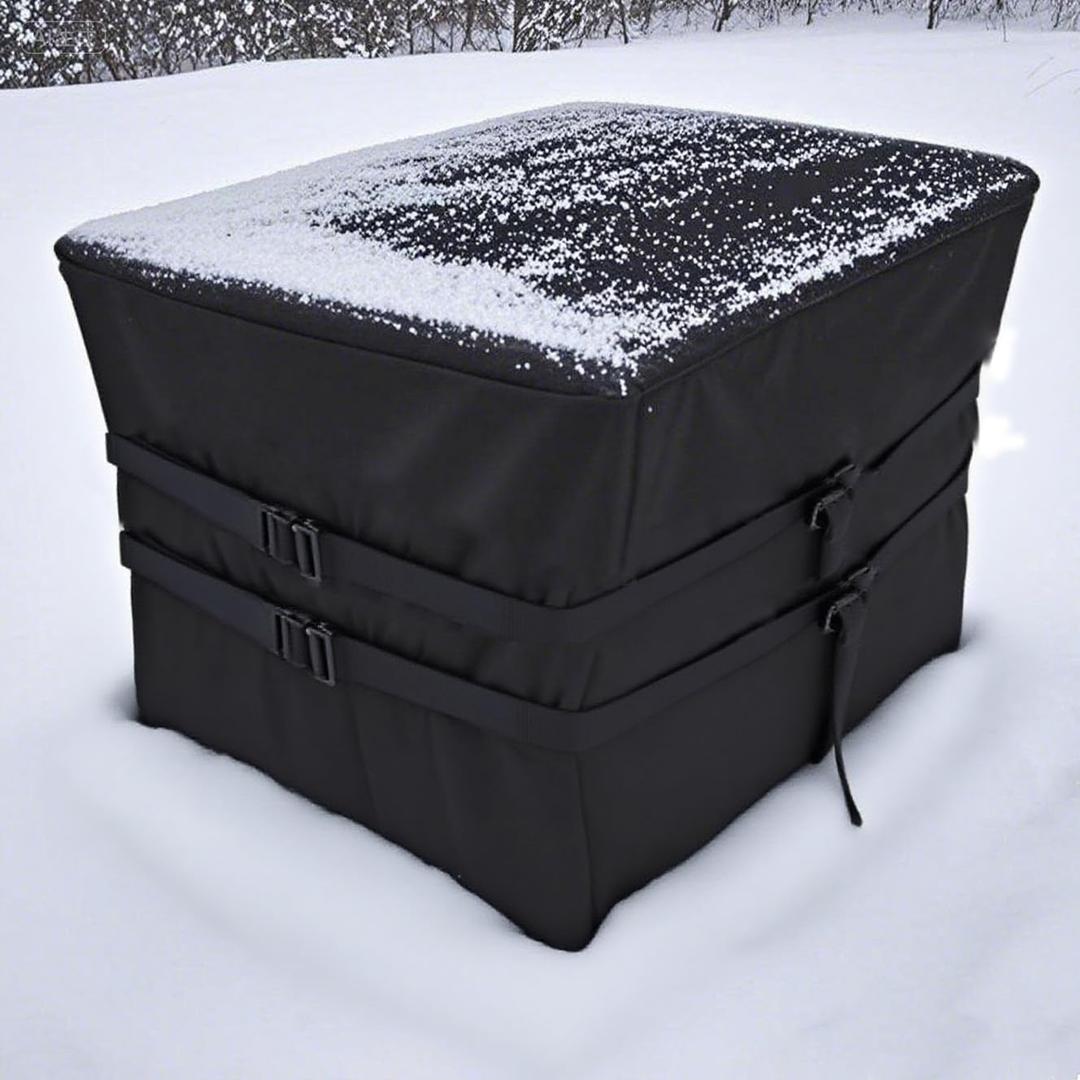 Pool Heater Cover,Heat Pump Cover Compatible with Hayward, Pool Heater Cover for Winter,Heavy Duty 600D,40" Length X 34" Width X31 Height (Black)