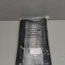 8 Pcs Clear Zipper Pouches Pencil Pouches PVC Makeup Pouch Envelopes Folder Storage Multi Purpose Pouch Document File Organization Bags, Office Supplies (Black Edging)