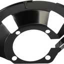 cciyu 5015128AA Brake Dust Shield Front Right Fit for Dodge for Ram 2500 2000-2002,for Dodge for Ram 3500 2000-2002, Black Brake Backing Plate 1PC