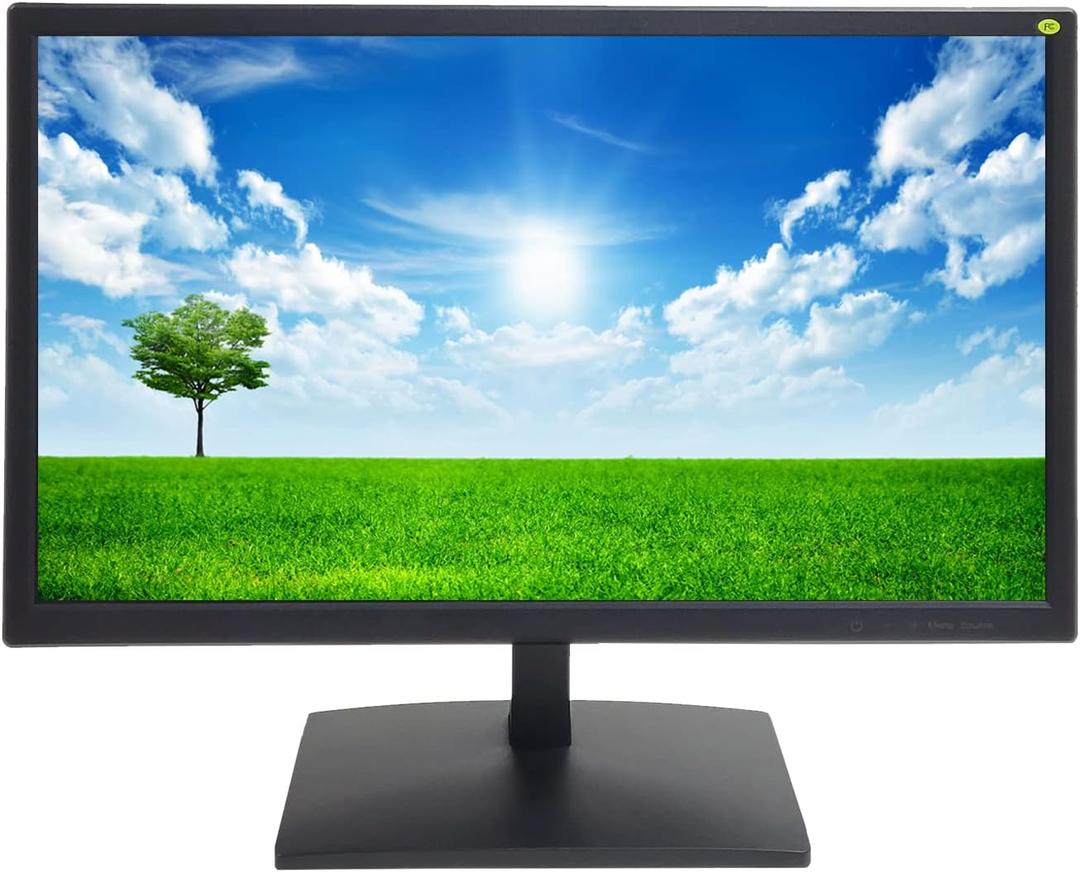 1stPV 19.5" Super HD 5MP/25921944 HD-TVI, AHD, CVI & CVBS 16:9 Professional Security Monitor, 1 HDMI, 2 BNC Inputs & 1 Outputs, working with 5MP security cameras directly in addition to DVR/NVR & PC