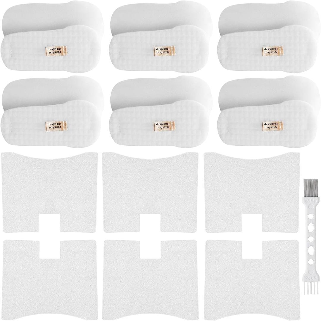 For Shark HZ602 Filter Replacement Ultralight Pet Pro Corded Stick Vacuum and HZ2002 Vertex DuoClean PowerFins fit HZ2000 HZ251 HZ250 HH200 HH202 XFFKHZ2000 XPMFHZ2000 6 Foam Felt 