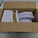 Nervure 350PCS Gold Plastic Plates - Gold Plastic Dinnerware Sets for 50 Guests - 100 Disposable Plates, 150 Silverware, 50 Cups, 50 Napkins for Wedding & Party & Thanksgiving