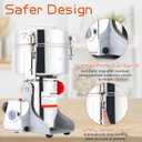 BI-DTOOL Electric Grain Mill Grinder 2000g Stainless Steel Pulverizer 36000r/min High-speed Grain Mill 3500W Dry Material Grinding Machine 270 swingable Superfine powder for Home and Commercial
