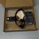 Headhand Magnifier Glasses with 2 LED Professional Jeweler's Loupe Light Bracket and Headband are Interchangeable 5Lens Glass Magnifying Visor