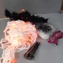 Halloween Spider Web Lights Decoration: 250 LED 16.4Ft Giant Light Up Spider Web Outdoor with 8 Lighting Modes, 5FT Large Spider, Stretch Cobweb for Yard Garden Haunted House Lighted Decor