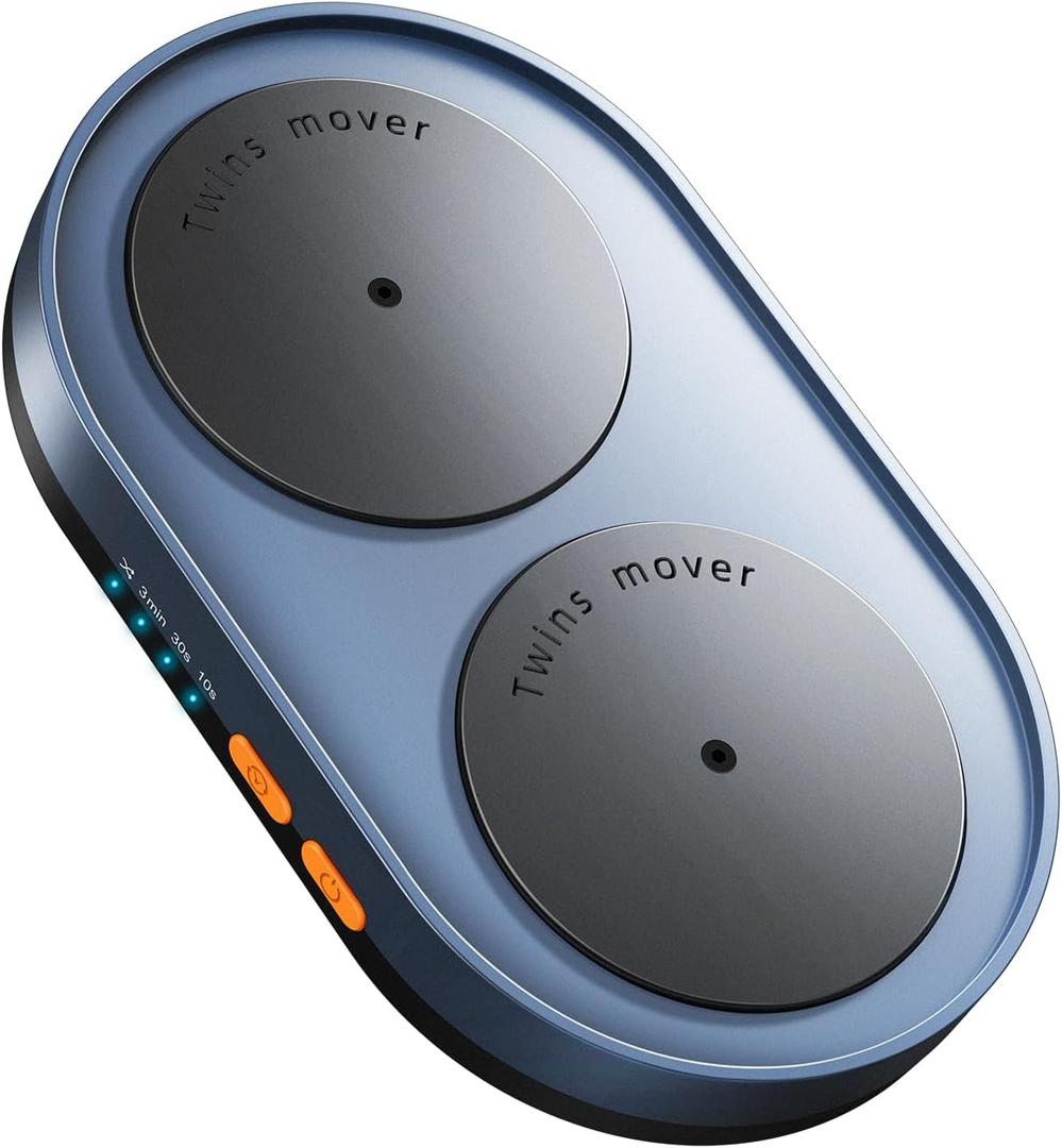 Vaydeer Dual Turntable Mouse Mover, Turbo 3 Mouse Jiggler with Adjustable Intervals, ON/Off Switch, Undetectable & Noiseless Mouse Shaker Simulate Realistic Mouse Movement for Secure Computer Activity