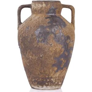 Wabi Sabi Rusty Vintage Vase, 10" Tall Wabi Sabi Decor Rustic Farmhouse Pottery Vase for Centerpiece, Textured Pottery Flower Vases for Home Decorative, Table, Living Room, Bedroom, Bathroom, Kitchen