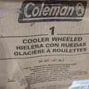 Coleman Xtreme Rolling Cooler with Wheels, 50-Quart, Black