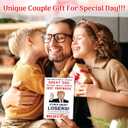 3 x Funny Card for Dad from Daughter, Son, Kids - Father's Day Gifts for Dad from Daughter, Son, Kids - Birthday card for dad, Dads Birthday Gifts Ideas - Fathers Greeting Card, Premium Quality