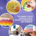 Soft Dry Pastels Set Art Supplies for Professional Artists and Adult Beginners, 64 Colors Plus 2 Sticks, Colored Premium Dry Square Pastel for Painting and Studio Art