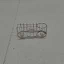 Yazoni 2-in-1 Sponge Holder for Kitchen Sink, Suction Cup Kitchen Caddy, No Drill Rustproof Sink Organizer for Place Dishwashing Brush Soap and Sponge (Silver)