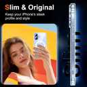 Temdan for iPhone 17 Case Clear with Screen Protector, Compatible with Magsafe, Anti-Yellowing, Military-Grade Protection, Shockproof Slim Magnetic Phone Case Cover, Transparent