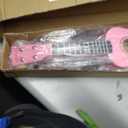 LeSage Soprano Ukulele Starter Kit, 21 Inch Basswood Hawaiian Uke with Gig Bag, Strap, Nylon Strings, Picks, Beginner Student Adult Musical Gift (Pink)