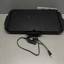 bella Electric Griddle with Warming Tray - Smokeless Indoor Grill, Nonstick Surface, Adjustable Temperature & Cool-touch Handles, 10" x 18", Copper/Black, PFOA & PTFE Free