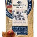 Premium Hemp Bedding for Chicken Coops in Bulk 285 Liters - USA-Grown & Processed - Ideal Nesting Material for Newly Hatched Chicks - Brooder Cover - Suitable for Pet Bedding, 1-Pack