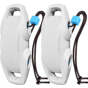 AWEMUFA Boat Fenders Easy to Install Bumper for Docking Ideal Fender for Pontoon, Bass, Jet Ski and Fishing Boats