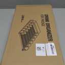 Drink Organizer for Fridge-White Automatic Pusher Glide,12oz 16oz 20oz-Soda Dispenser for Fridge-Holds up to 30 Cans (38CM)