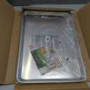 Nordic Ware Naturals Half Sheet - USA Made Aluminum Commercial Quality Sheet Pan for Baking or Roasting, Encapsulated Galvanized Steel Rim Prevents Warping, 2-Pack