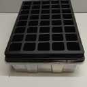 Gardzen 5-Set Seed Starter Tray Kits, Durable Plant Germination Trays with Humidity Vented Domes and Bases, Ideal for Seed Starting, Indoor Gardening, and Greenhouse (Total 200 Cells)