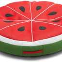 Big Joe Fruit Pool Floats, No Inflation Needed, Quick Draining Fabric, Round Loungers and Pool Noodles
