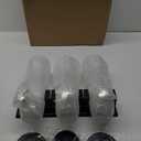 Wall Mounted Cereal Dispenser, Triple Dry Food Container With 3 Cups, 4.5L Grain and Candy Wall Mount for Store Oatmeal, Coffee Bean, Nuts, Snacks (Black)