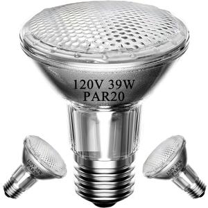Par20 Halogen Flood Light Bulb, 39W 120V PAR20 Light Bulb, Dimmable, E26 Base, 2700K Warm White, 3000 Hours for Indoor Range Hood, Track Oven, Ceiling Can Lamp2Pack