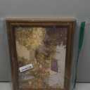 Devunaty Gold Framed Vintage Painting Wall Art Nature Wildflower Landscape Wall Decor Country Farmhouse Garden Floral Pictures Rustic Cottagecore Aesthetic Poster for Bathroom Living Room 12"x16"