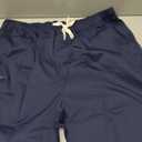 Mens Linen Shorts Casual Drawstring Elastic Waist Lightweight Breathable Summer Beach Shorts for Men, 2XL