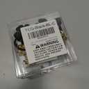 2 x Straw Covers for Stanley Cup Accessories: Black Decorations for Stanley 30 oz & 40 oz Tumbler with Handle, Bling Letter Charms and Flower Silicone Straw Cap Topper, Trendy Stuff for Teen Girls & Women