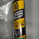 Aquarium Silicone Sealant Clear 10.14 Fl oz Cartridge - Aquarium Safe Silicone for Fish & Plants, 100% Waterproof, Non-Toxic, Solvent Free, Strong Bond, Fast Curing, Transparent (1 Pack)