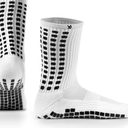 Lux Soccer Grip Calf Socks - White
