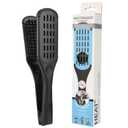 MEN'S GROOMING BARBER PRO Boar Bristle Hair Brush, Double Sided, Oblong, for Dry Straight Hair, Unisex