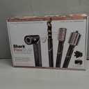 Shark Hair Dryer | FlexStyle Hair Styling System | Portable & Powerful Blow Dryer Brush | Hair Curler & Volumizer | 6 Styling Tools Included | Best for All Hair Types | Black | HD440BK