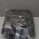 HOMEAL Booster Seat for Kitchen Chair, Breathable Toddler Booster Seat for Dining Table with Backrest and Adjustable Straps, Portable Travel Toddler Booster Seat, Dark Grey