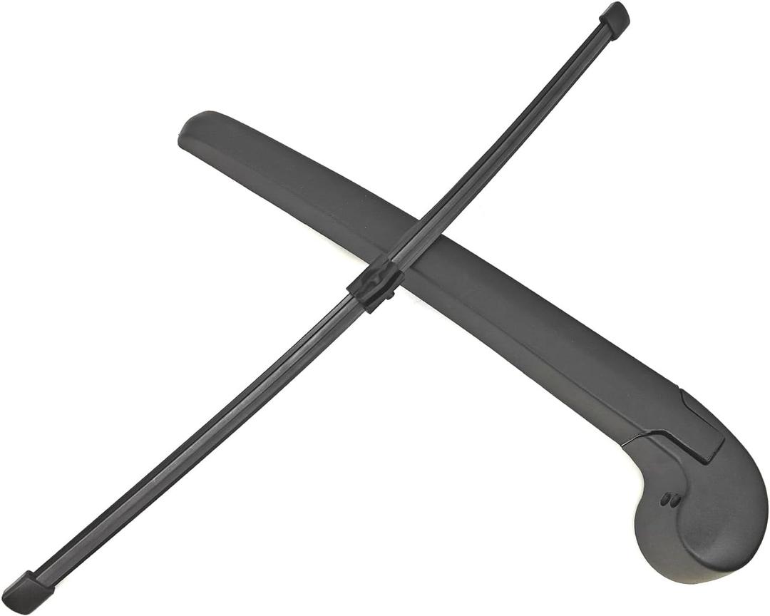 Rear Windshield Wiper Blade Arm Set for Volkswagen Touareg 2010-2018, for Audi A4 All road 2016-2021 Rear Wind sheild Back Wiper Arm and wiper Blade with Cover Assembly - 360mm 14 inch