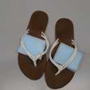 Volcom Women's Forever and Ever Flip Flop Sandal (7, White - New)