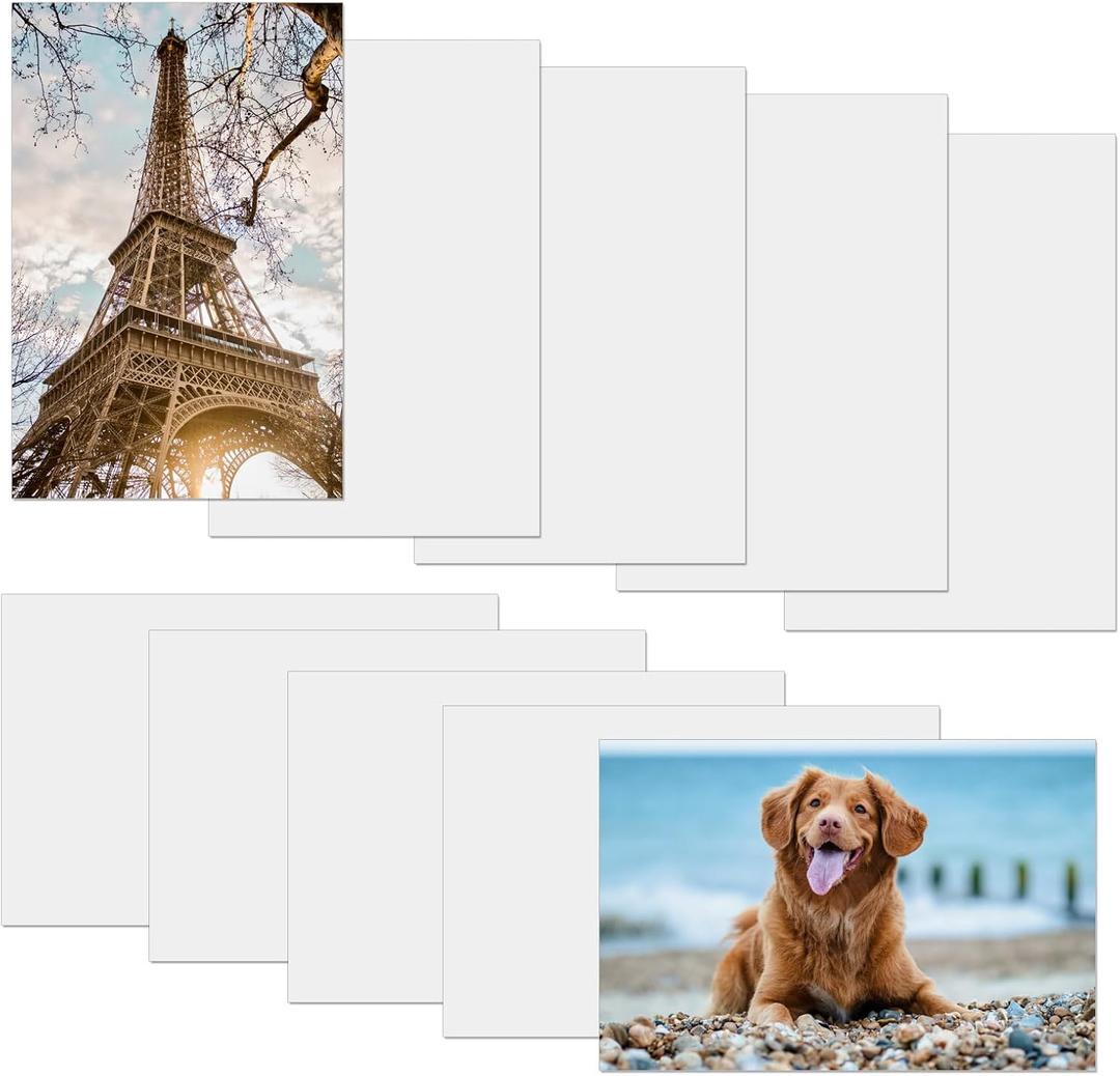 ToBeAce 10 Pcs Sublimation Metal Photo Blanks 16"x20", Large Aluminum Sublimation Metal Sign Blanks, 0.45mm Thick Aluminum Sheet Blank for DIY, Frame, Gifts, Wall Art, Home Decor