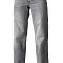 Women's Straight Leg Denim High Waist Baggy Casual Stretchy Loose Jeans, Small