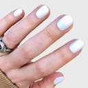 Olive & June Instant Mani Press-On Nails (Glue) | 42 Fake Nails, 21 Sizes | Non-Toxic, Long-Lasting Recycled Materials Realistic Look | Spring Flowers & Patterns | Extra Short, Round| HD