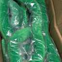 6 Pack Green Velvet Rope 5 Foot with Gold Hooks  Premium Stanchion Rope for Events and Crowd Control  Durable VIP Barrier for Queue Management and Decorative Use