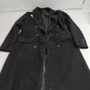 Nautica Men's Classic Double Breasted Peacoat (Large, Black)