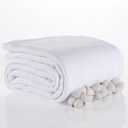 Premium Muslin Blanket California King, Pure 100% Turkish Cotton Soft Airy Light Gauze Throw Blankets, Made in Turkiye (White, California King Size (95" x 125" inch))